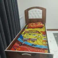 تخت نوجوان  کشو دار همراه باکس
