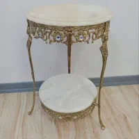 میز تلفن برنجی