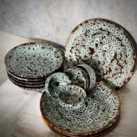 فروش تک و عمده ظروف پر طاووسی|ظروف سرو و پذیرایی|مشکیندشت, |دیوار