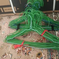 چوب رختی سبز رنگ1500 چوب رختی مشکی 3500|بندرخت و رخت‌آویز|پرند, فاز ۴|دیوار