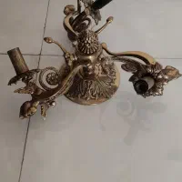 لوستر وآینه شمعدون