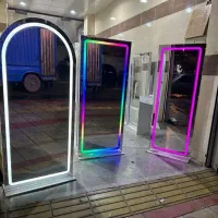 اینه قدی بک لایت و فلزی و دفرمه