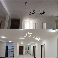 رنگ امیزی ساختمان و درب و پنجره