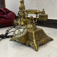 تلفن و میز تلفن برنج|میز تلفن|آفتاب, |دیوار