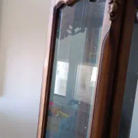 ویترین چوبی فندقی|بوفه، ویترین، کنسول|قم, باجک یک|دیوار