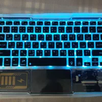 کیبورد rgb تبلت گوشی موبایل آیپد pc اندروید بیسیم