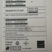 MacBook Pro 2022 ram16 ssd512|رایانه همراه|تهران, الهیه|دیوار