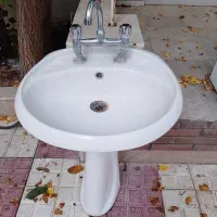 روشویی با شیر آلات سالم|لوازم سرویس بهداشتی|مراغه, |دیوار