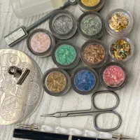 لوازم کاشت ناخون|آرایشی، بهداشتی، درمانی|بندر انزلی, قلم گوده|دیوار