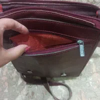 کیف دوشی زنانه تمام چرم گاوی در حد نو|کیف، کفش، کمربند|تهران, سازمان آب|دیوار