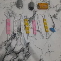 لامپ و باتری و آرمیچر و سر سیم