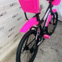 دوچرخه 16 دخترانه صورتی دارای کمکی پشتی سبد کوثر|دوچرخه، اسکیت، اسکوتر|نیشابور, خط کاشمر|دیوار