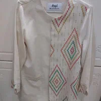 کت وشلوارلنین سایز ۴۴و۴۶نو