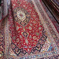 فرش ۶ متری کاشان لاکی ریزبافت با جفت مشابه