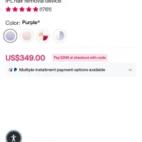 دستگاه لیزر موهای زائد ulike|آرایشی، بهداشتی، درمانی|تهران, تهرانپارس غربی|دیوار