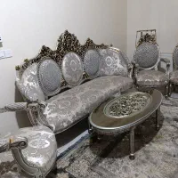 مبل سلطنتی ۹ نفره در حد نو|مبلمان خانگی و میز عسلی|تهران, والفجر (افسریه)|دیوار