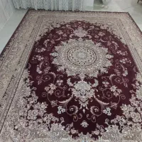 دوعدد فرش زرشکی جفت در حد نو|فرش|چناران, |دیوار