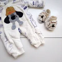 ست کاپشن و پاپوش گرم نوزادی 800ت|اسباب و اثاث بچه|مشهد, طلاب|دیوار