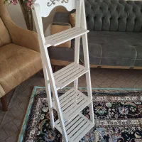 پایه گلدان چوبی