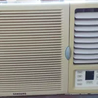 کولر پنجره ای سامسونگ اوریجینال کنترل داردر حد نو|کولر گازی و فنکوئل|رودبنه, |دیوار