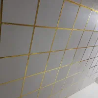 نصاب سقف کاذب پی وی سی ۶۰×۶۰ گچی