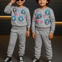 ست بلوز شلوار راحتی/دخترانه پسرانه/نرم و راحت