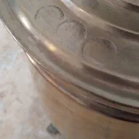 سماور ذغالی قدیمی برنجی سالم قابل استفاده