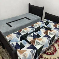 تخت ( دو طبقه شو و تک ) فلزی|تخت و سرویس خواب|خرمدره, |دیوار