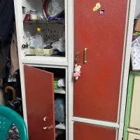 کمد نارنجی سفید سه در