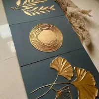 سه تابلو اجرا شده با تکستچر برجسته