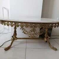 میز جلو مبلی برنزی