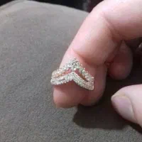 انگشتر رنگ ثابت،زنجیر،حلقه|بدلیجات|دورود, |دیوار