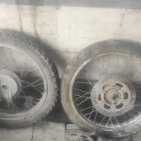 چرخ جلوعقب با کمک جلو با سه راهی  ودوشاخه عقب پالس