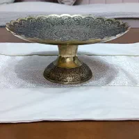 شیرینی و میوه خوری و قندان برنجی (توضیحات بخونید )|ظروف سرو و پذیرایی|تهران, خاک سفید|دیوار