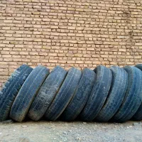 تعداد ۹ حلقه لاستیک کامیون ۲۴