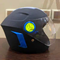 کلاه کاسکت بچه گانه بدون فک مدل MA2 مشکی مات