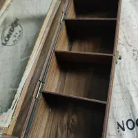 باکس نگهدارنده  چوب منبت کاری شده ساعت