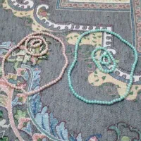 دستبند و گردنبند و انگشتر مرواریدی