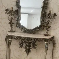 آینه و کنسول تمام برنز