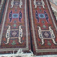 دو جفت فرش دستباف کناره  دو متری