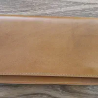 کیف چرم عسلی