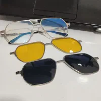 عینک چند منظوره با لنزهای مغناطیسی