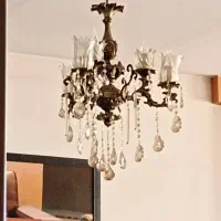 لوستر|لوستر و چراغ آویز|خزل, |دیوار