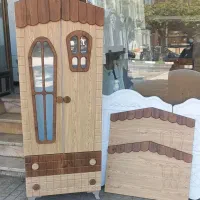 اقساط18ماه سرویس چوب سیسمونی/والدین(تخت،کمدوغیره)|تخت و سرویس خواب|مشهد, زیبا شهر|دیوار