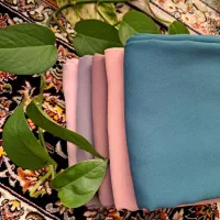 روسری کرپ حریر تک رنگ|لباس|فردوس (خراسان), |دیوار