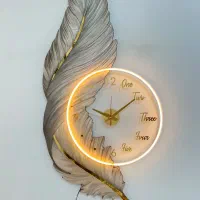 ساعت دیواری طرح پر|ساعت دیواری و تزئینی|تهران, نیروی هوایی (پیروزی)|دیوار