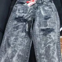 شلوار لی زنانه زغالی