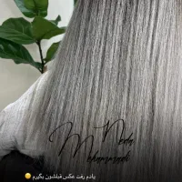 رنگ ولایت  دکلره و پروتئین تراپی احیا و صافی مو|خدمات آرایشگری و زیبایی|اصفهان, تخت فولاد|دیوار