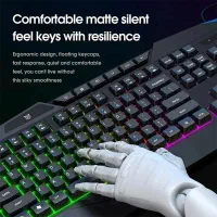 کیبورد و موس گیمینگ اونیکوما TZ3006 + پد موس|قطعات و لوازم جانبی رایانه|تهران, خاوران|دیوار