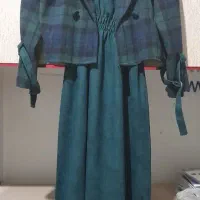 کت و دامن سرهمی پشم